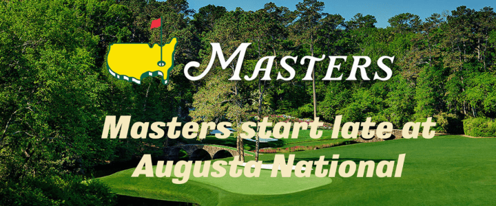 2020 Masters Begin late on November 12-15