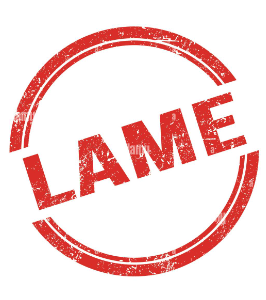 The Word Lame is Inappropriate